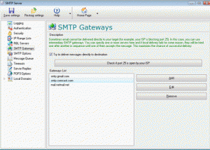 software - Local SMTP Server Pro 5.27 screenshot