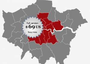 Locator Map of the London Boroughs screenshot