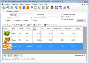software - LoMag Inventory Management 7.1.9.100 screenshot