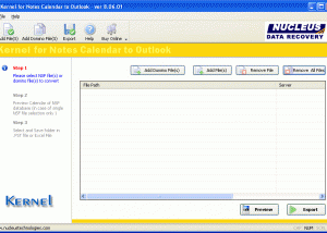 software - Lotus Notes Calendar to Outlook 8.06.01 screenshot