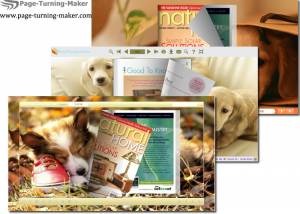 Lovely Dog Theme for Page Turning Book screenshot