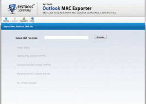 software - Mac to Outlook Utility 5.2 screenshot