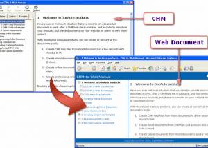 Macrobject CHM-2-Web 2007 Converter screenshot