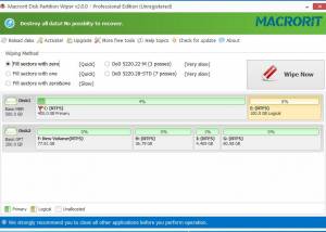 software - Macrorit Disk Partition Wiper 2.1.0 screenshot