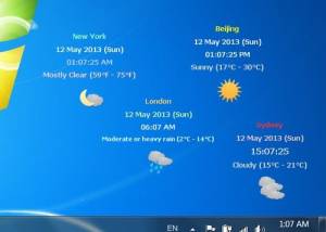 software - magayo World Time Weather 1.0.2.1 screenshot
