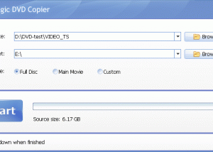 software - Magic DVD Copier 10.0.1 screenshot