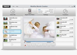 software - MAGIX Mobile Movie Creator 1.0 screenshot