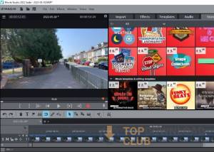 MAGIX Movie Studio screenshot