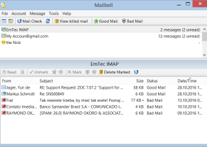 software - MailBell (Email Notify, Spam Blocker) 2.66 screenshot