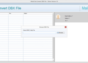 MailsClick Convert DBX File screenshot