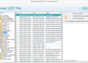 software - MailsClick Convert OST File 1.0 screenshot