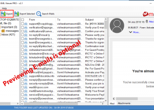 software - MailsDaddy Free EML Viewer 2.1 screenshot