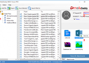 MailsDaddy Free MBOX Viewer screenshot