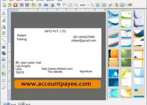 software - Make Business Cards Software 8.2 screenshot