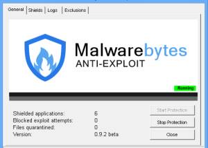 software - Malwarebytes Anti-Exploit 1.13.1.585 screenshot