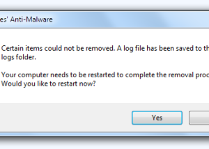 Malwarebytes Anti-Malware Cleanup Utility screenshot