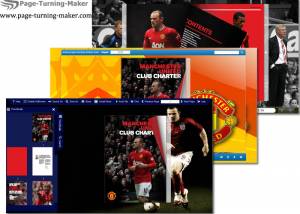 software - Man Utd Theme for Page Turning Book 1.0 screenshot