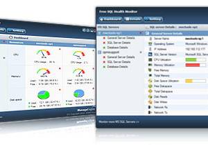 ManageEngine Free SQL Health Monitor screenshot