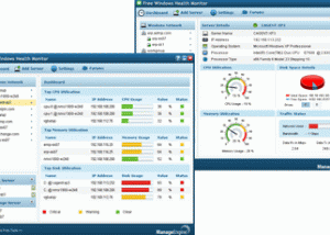 ManageEngine Free Windows Health Monitor screenshot