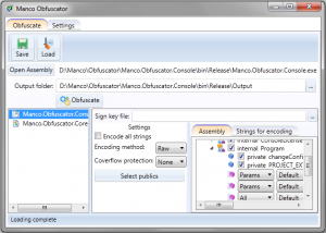 software - Manco Obfuscator 4.5.4.2 screenshot