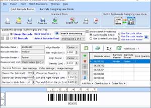 software - Manufacturing Barcode Designing Program 9.2.3.1 screenshot