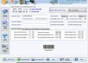 software - Manufacturing Barcode Generator 7.3.0.1 screenshot