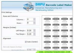 software - Manufacturing Barcode Software 7.3.0.1 screenshot