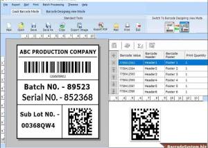 Manufacturing Industry Barcodes Download screenshot