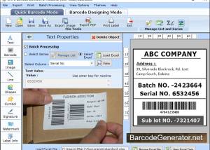 software - Manufacturing Warehousing Barcode Fonts 8.4.1.2 screenshot