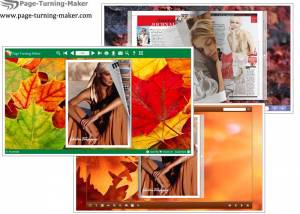 software - Maple Leaves Theme for Flash Magazine 1.0 screenshot