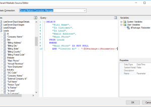 Marketo SSIS Components by Devart screenshot