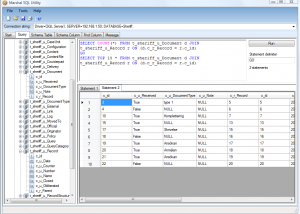 Marshal SQLUtility screenshot