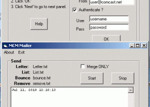 software - Marshallsoft Client Mailer for C/C++ 6.0 screenshot