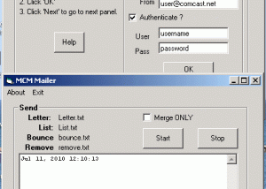 software - MarshallSoft Client Mailer for Delphi 5.2 screenshot