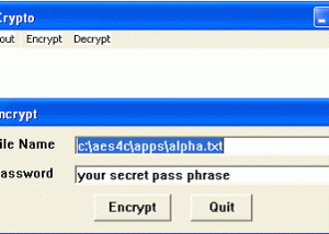 MarshallSoft dBase AES Library screenshot