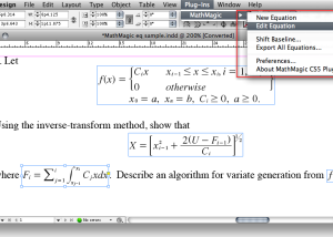 software - MathMagic Pro Edition 9.03 screenshot