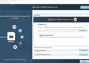 software - MBOX File Converter 22.12 screenshot