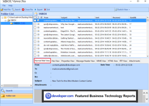 software - MBOX File to PDF 8.0 screenshot