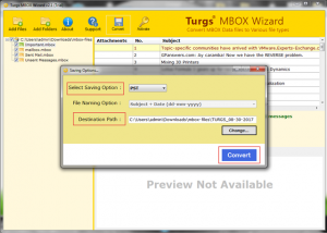 software - MBOX to Outlook Converter 2.1 screenshot