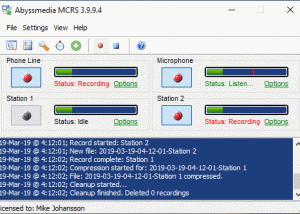 MCRS (Multi-Channel Sound Recording System) screenshot