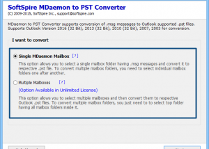 software - MDaemon Email Files to Outlook 6.6.6 screenshot