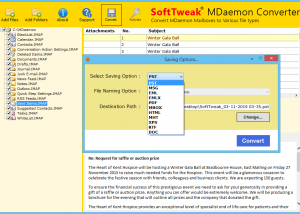 MDaemon to PST Wizard screenshot