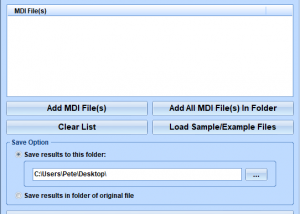 MDI To TIFF Converter Software screenshot