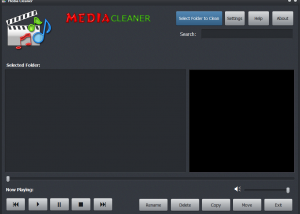 MediaCleaner screenshot