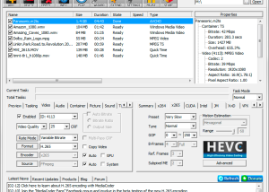 Full MediaCoder Portable screenshot