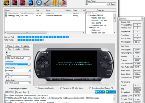 software - MediaCoder PSP Edition x64 0.8.65.5830 screenshot