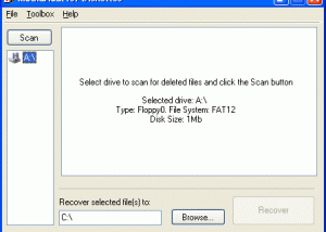 software - MediaHeal for Diskettes 1.0.0916 screenshot