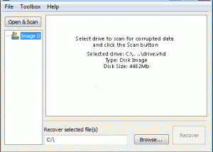 software - MediaHeal for Virtual Drives 1.5.18402.1 screenshot