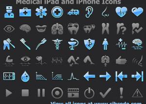 Medical iPad and iPhone Icons screenshot