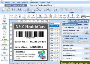 software - Medicine Barcode Labels Generator 8.4.1.2 screenshot